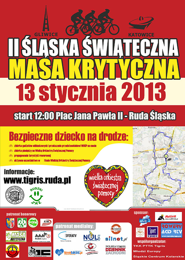 Śląska Świąteczna Masa Krytyczna